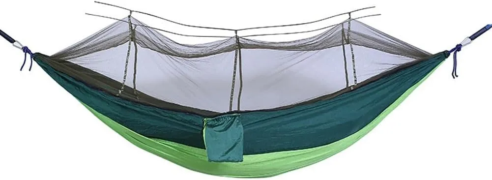 Wild Camping,mosquito Tent,Encrypted Mosquito Net with Storage Belt, 210T Quick-drying Easy to Carry, Suitable for Outdoor Camping Mosquito Nets(Green)