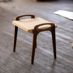Wood and Cork Stool or Ottoman | Suber Stool