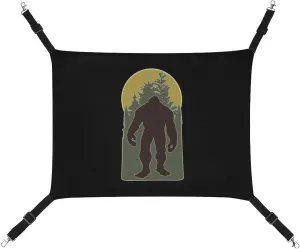 Woodsy Bigfoot Hanging Cat Bed Soft Breathable Pet Hammock for Cage Pet Sleeper for Kitten Ferret Puppy Rabbit