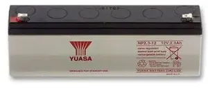 YUASA NP2.3-12 - BATTERY, LEAD-ACID 12V 2.3AH