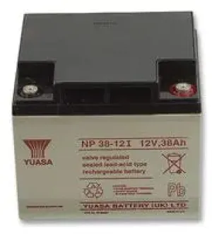 YUASA NP38-12 - BATTERY, LEAD-ACID 12V 38AH