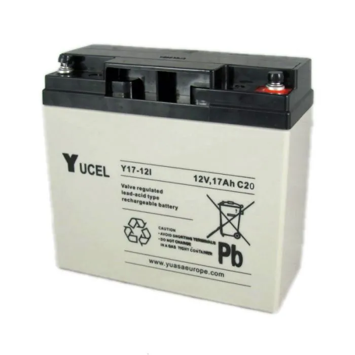 YUASA Y17-12 - BATTERY, LEAD ACID 12V 17AH, YUCEL