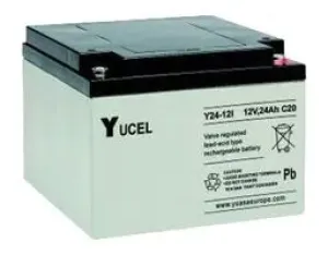 YUASA Y24-12 - BATTERY, LEAD ACID 12V 24AH, YUCEL