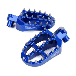 Zeta Alu Foot Pegs YZF250 / 450YZ125 / 250 Blue